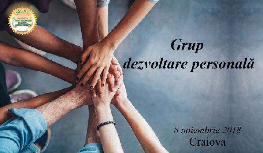 grup dezv pers 2018 psiholog Laura Maria Cojocaru