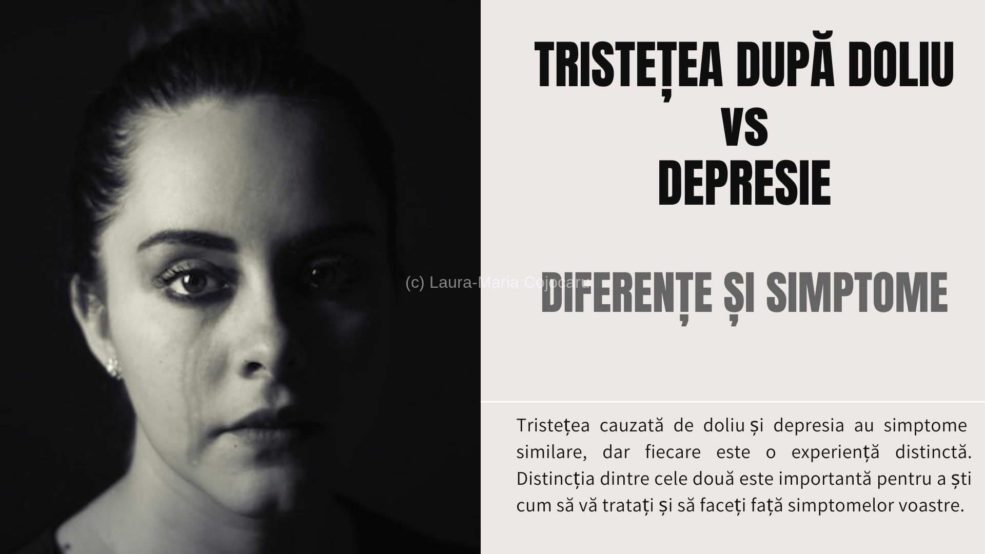 Tristetea doliului vs depresie - diferente si simptome